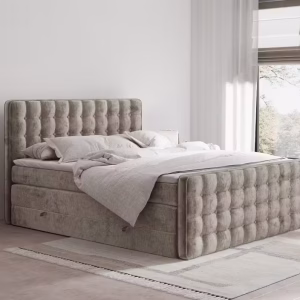 Boxspringbed Velouria Bruin