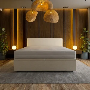 Boxspring met Opbergruimte Hotel Essence - Beige