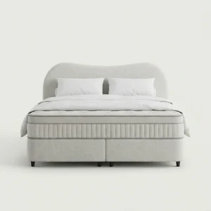 Boxspring met Opbergruimte – Arcus – Off-White