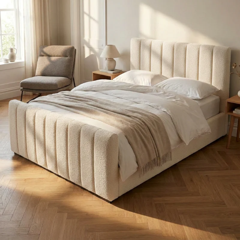 Boxspring Amour Rituals - Teddy - Crème - Afbeelding 4