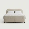 Boxspring met Opbergruimte - Arcus - Beige