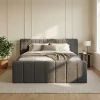 Boxspring Amour Rituals - Teddy - Antraciet - 140 x 200 cm