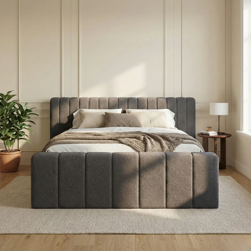 Boxspring Amour Rituals - Teddy - Antraciet - Afbeelding 2