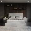 Boxspring met Opbergruimte Vento - Beige
