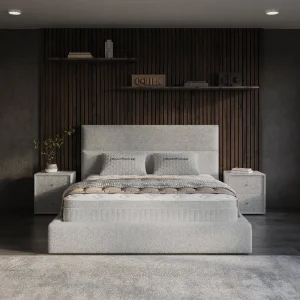 Boxspring met Opbergruimte Vento - Beige