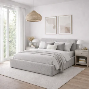 Boxspring met Opbergruimte Hotel Lounge – Taupe Grijs
