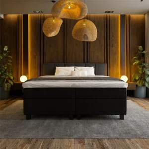 Boxspring Hotel Suite – Wide – Zwart