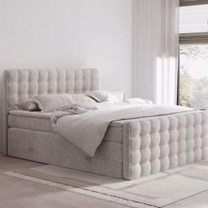 Boxspringbed Velouria Beige