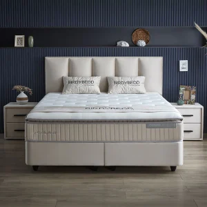 Boxspring met Opbergruimte Birdybedd - Beige